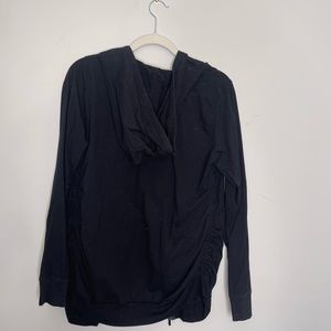 Black zip up jacket